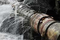 Burst Water Pipe